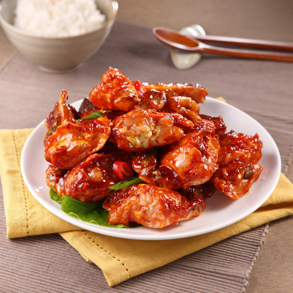 Deliver 24 May. (Pre-Order) Korean Spicy Marinated Crabs (Yangnyeom gejang) 양념게장, ILMI Restaurant 24차 리오더 - 750g (9~12pcs)