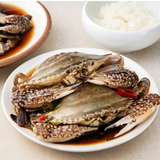 Deliver 31 Oct. Korean Soy Sauce Marinated Crabs 2pcs +3pcs Shrimps 일미 간장게장 암꽃게 大 2마리 - 1.2kg