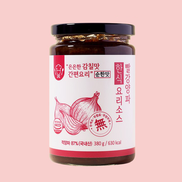 Deliver 24 May. Korean Red Onion Jam 해오름 빨간양파 요리소스 380g