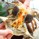 Deliver 31 Oct. Korean Soy Sauce Marinated Crabs 2pcs +3pcs Shrimps 일미 간장게장 암꽃게 大 2마리 - 1.2kg