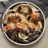 Deliver 31 Oct. Korean Soy Sauce Marinated Crabs 2pcs +3pcs Shrimps 일미 간장게장 암꽃게 大 2마리 - 1.2kg