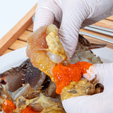Deliver 31 Oct. Korean Soy Sauce Marinated Crabs 2pcs +3pcs Shrimps 일미 간장게장 암꽃게 大 2마리 - 1.2kg
