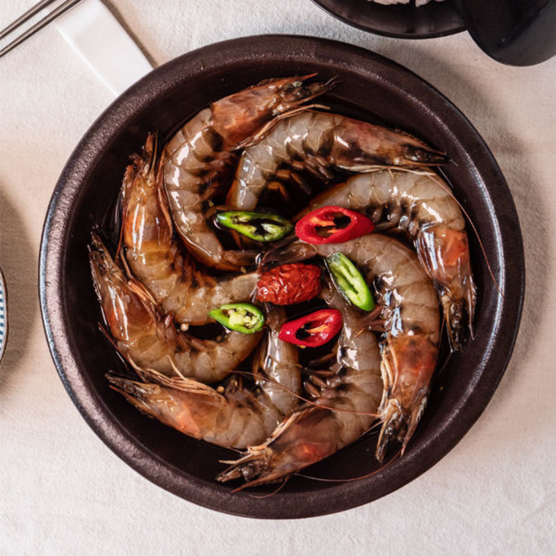 Deliver 17 May. (Pre-Order) Korean Soy Sauce Marinated Shrimps (Ganjang Saewoojang) 새우장, ILMI Restaurant 7차 리오더- 1.1kg (22pcs)