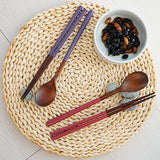 Pure lacquered wooden cutlery set for 1 person - 순수 SOON SU