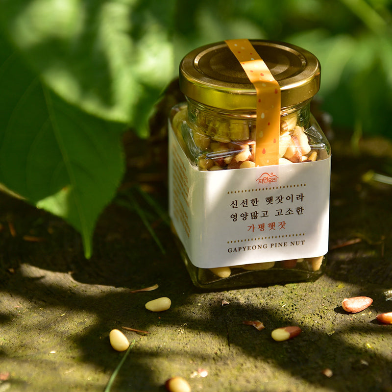 Deliver 10 May. (Pre-Order) Gapyeong Pine Nut Gift Set 가평황잣 2 Bottles
