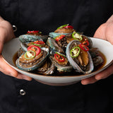 Deliver 31 Oct. Korean Soy Sauce Marinated Abalone (Ganjang jeonbok jang) 전복장 - 1.1kg (15~17pcs)