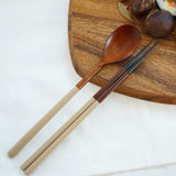 Pure lacquered wooden cutlery set for 1 person - 순수 SOON SU