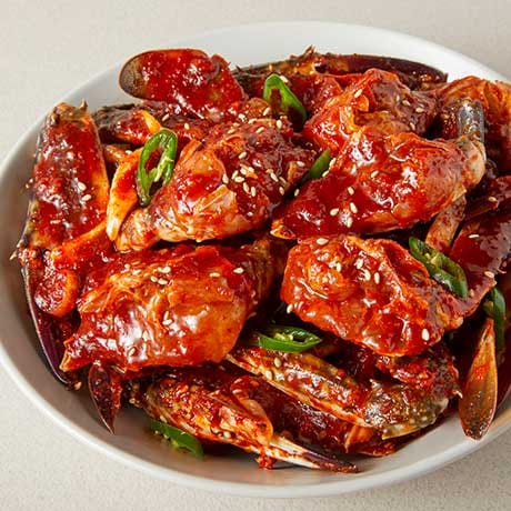 Deliver 5 Apr. (Pre-Order) Korean Spicy Marinated Crabs (Yangnyeom gejang) 양념게장, ILMI Restaurant 24차 리오더 - 750g (9~12pcs)
