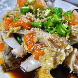 Deliver 31 Oct. Korean Soy Sauce Marinated Crabs 2pcs +3pcs Shrimps 일미 간장게장 암꽃게 大 2마리 - 1.2kg