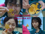 Squid Game kit, Dalgona 오징어게임 (달고나 키트) - Korean Sugar Candy Making Tools Set