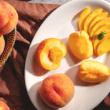 Premium Korean Yellow Peach 황도복숭아 - approx. 1.5kg 4~5pc/box