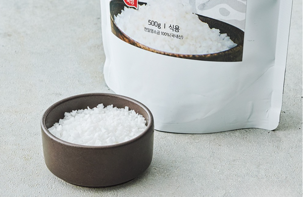 Premium 'Lo' Korean Coarse Grain Sea Salt 굵은 입자 프리미엄 천일염 '로' 500g