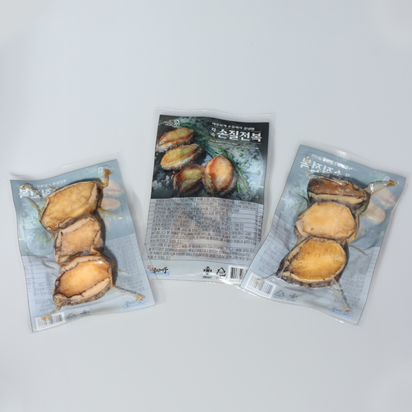 Premium Pre-cooked Wando Abalone 손질전복 3pc x 1 Pack