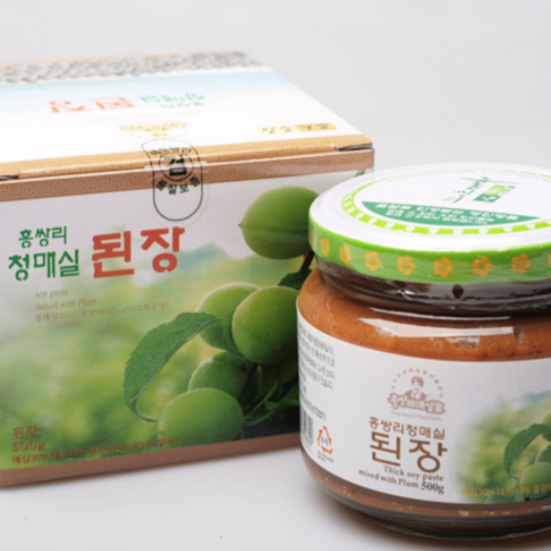 WHOLESALE - Deliver 22 Sep. (Pre-Order) Hong Ssang Ri Soy Bean Paste with Plum - 500g