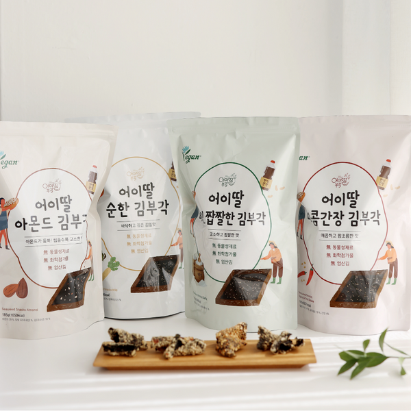 Mom&daughter Premium Korean Seaweed Snack 어이딸부각 김부각 160g