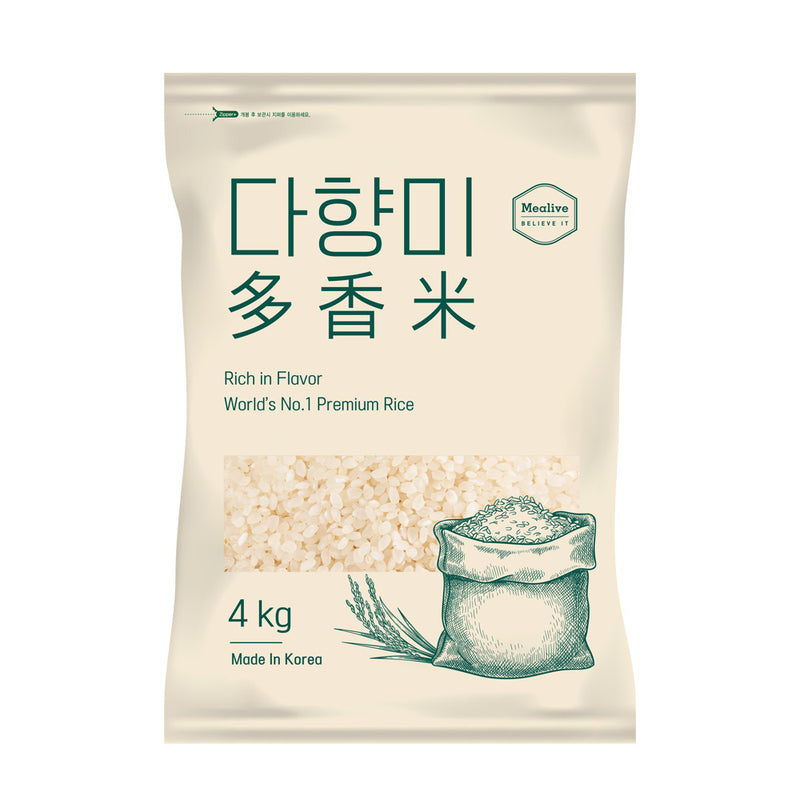 Mealive Dahyangmi Rich Flavor Premium Rice 다향미 4kg