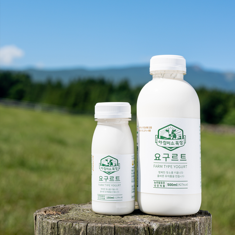 WHOLESALE - Deliver 22 Sep. (Pre-Order) Morning Smile Farm Yogurt 제주아침미소 요거트 500ml x 5 Bottles