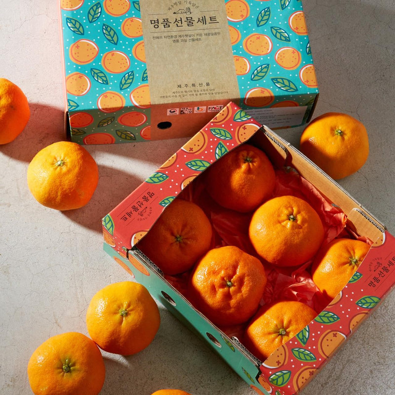 EXCLUSIVE Premium Jeju Tangerine Dalcomi Gift Set 달콤이 2kg