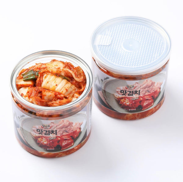 Agriculture Ariulhyeon Damgaon Korean Canned Cabbage Kimchi 담가온김치 국내산 먹기좋은 맛김치 캔 500g