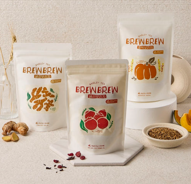 BrewBrew Korean Barley Tea 보리차 티백 40g x 20