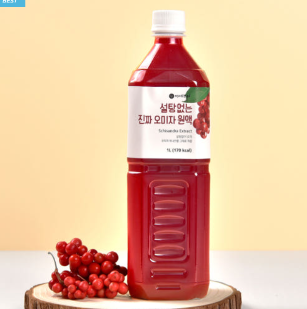 TAEHOO NATURE FOOD From Now On Omija Extract 태후푸드 이제주터 오미자 청 1L