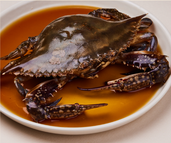 KOSANGHAN COMPANY Jjaebo Soy Sauce Marinated Crab 1 pcs 고상한컴퍼니 꽃게장 (230g 이상) 1마리