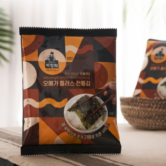Omega Plus Seaweed Snack 오메가 플라스 김 88g