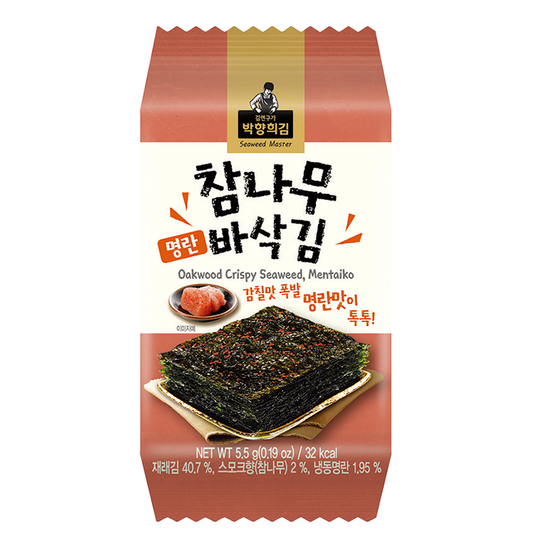 Oakwood Crispy Mentaiko Seaweed 참나무바삭김 명란김 66g