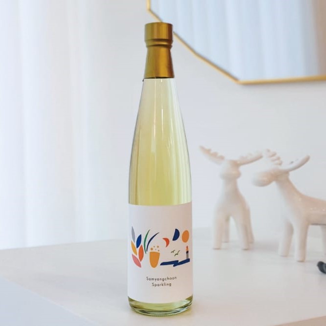 Deliver 27 Sep. (Pre-Order) Samyangchoon Sparkling Rice Wine 스파클링 라이스 와인 500ml