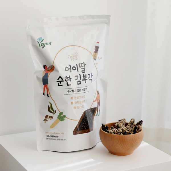 Mom&daughter Premium Korean Seaweed Snack 어이딸부각 김부각 160g