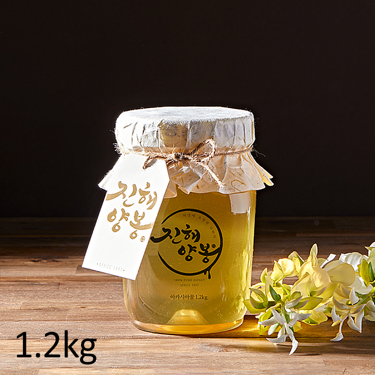 Premium Korean Beekeeping Acacia Honey 아카시아꿀 1kg/1.2kg