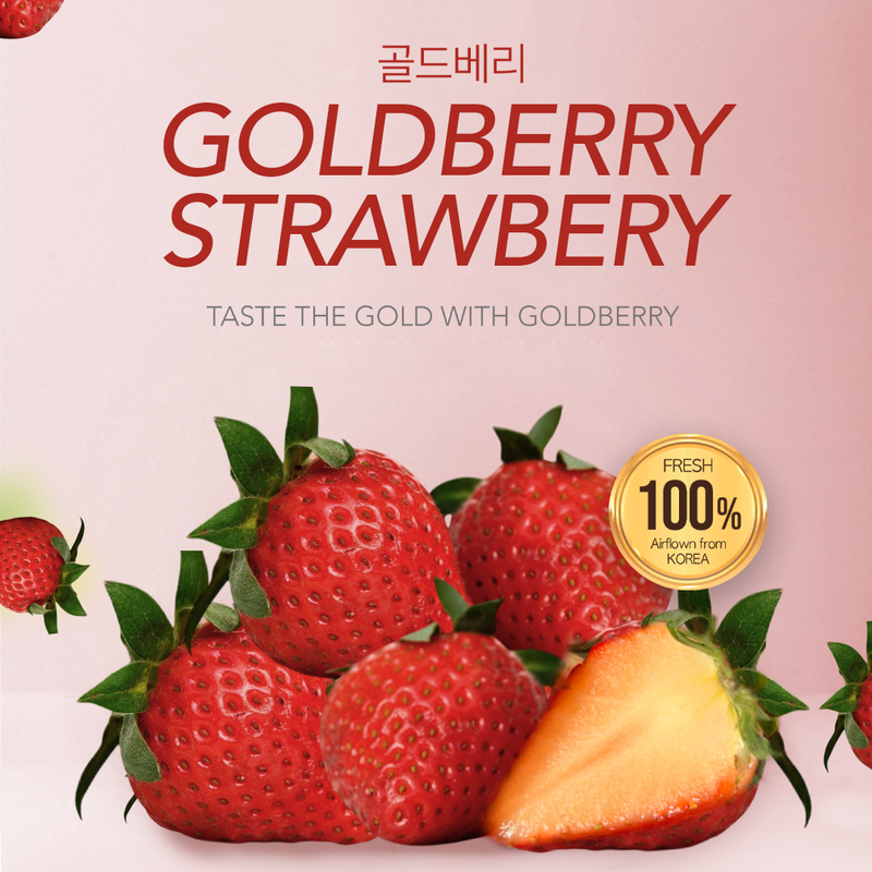 Goldberry Strawberries 골드베리 8~9pc 350g