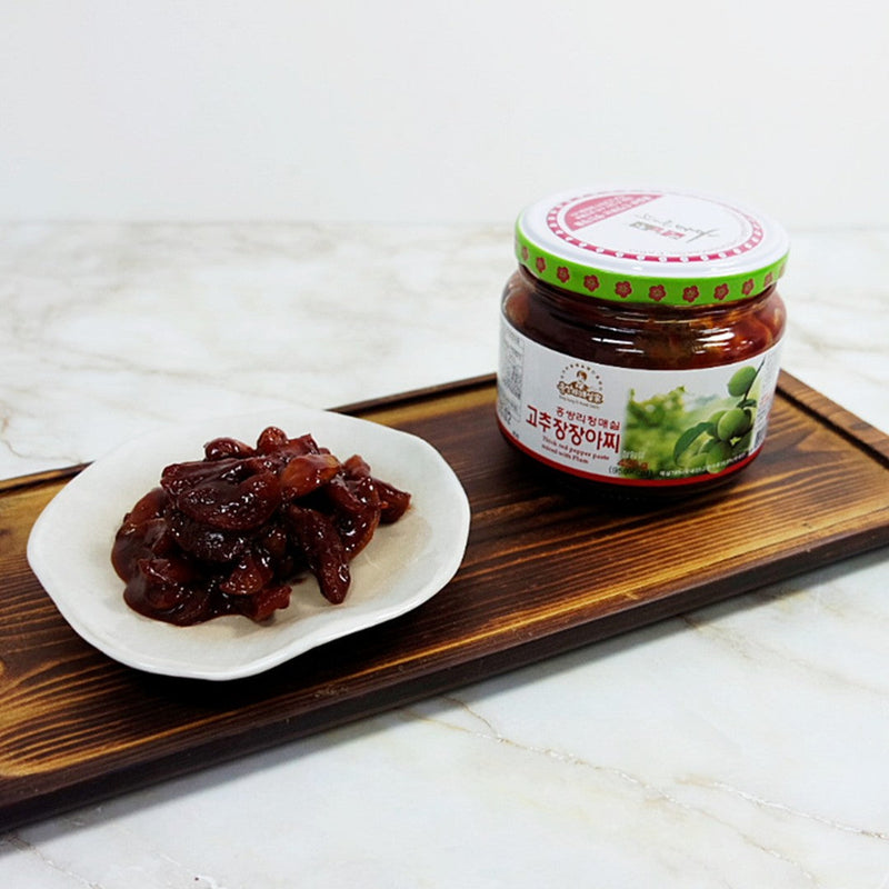 WHOLESALE - Deliver 22 Sep. (Pre-Order) Hong Ssang-ri Green Plum Pickled Red Pepper Paste - 430g