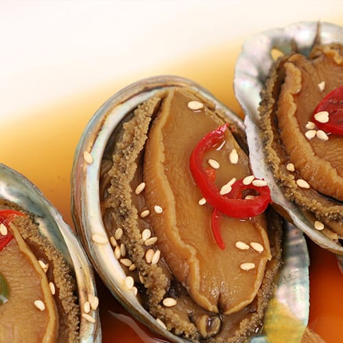 Deliver 27 Sep. (Pre-Order) Spicy Soy Sauce Marinated Abalone 매콤한 간장 전복장 5~7pc 600g RED