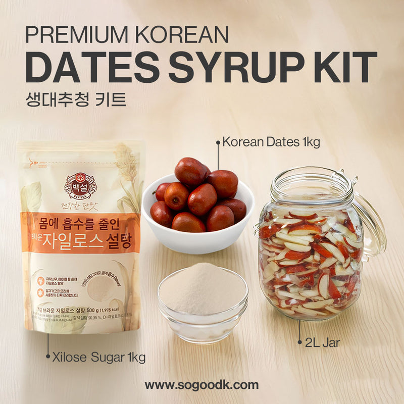 Make your own Korean Premium Date Syrup Kit 대추청키트