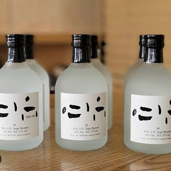 Exclusive premium SOJU YEOYOO 여유소주  - 375ml