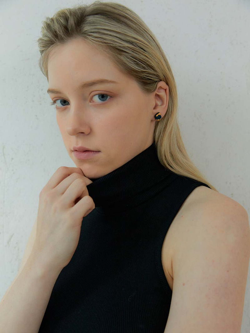 Deliver 6 Oct. (Pre-order) Rhombus Daily Ceramic Earring