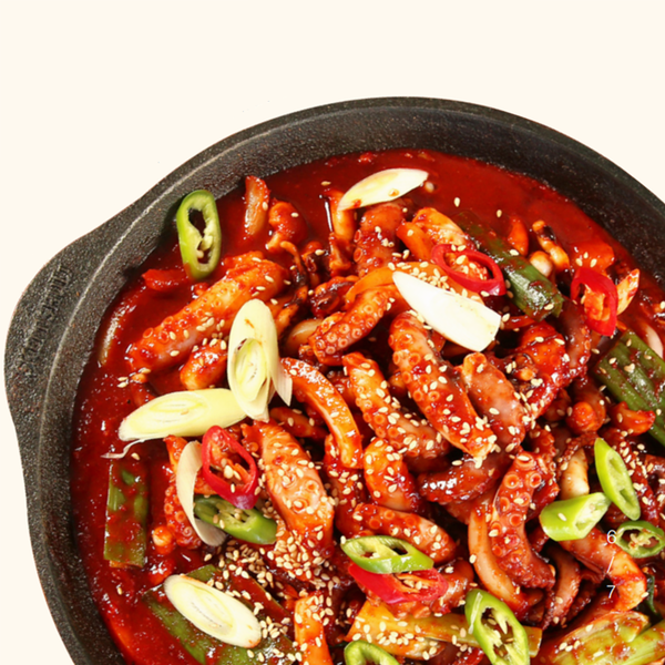 HwaWooDang Stir Fried Korean Octopus Meal Kit 낙지볶음 1 PACK