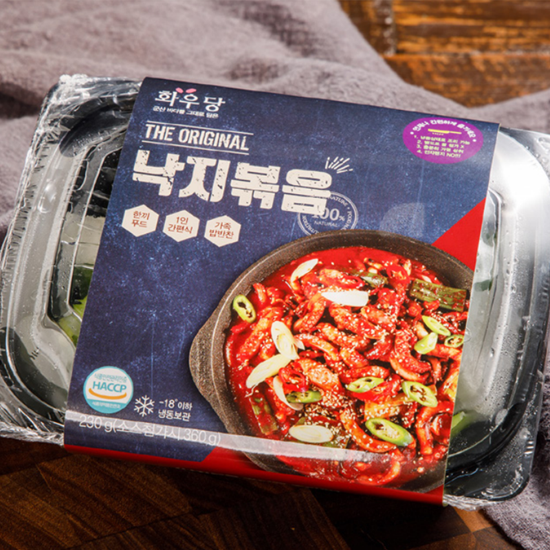 HwaWooDang Stir Fried Korean Octopus Meal Kit 낙지볶음 1 PACK