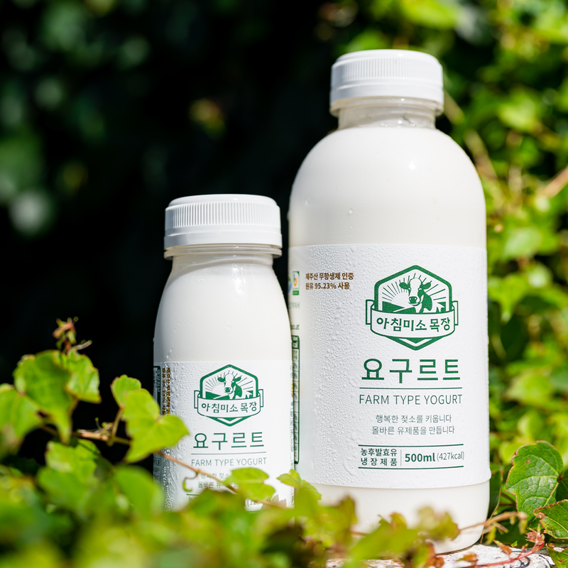 Deliver 27 Sep. (Pre-Order) Morning Smile Farm Yogurt 제주아침미소 요거트 150ml/500ml
