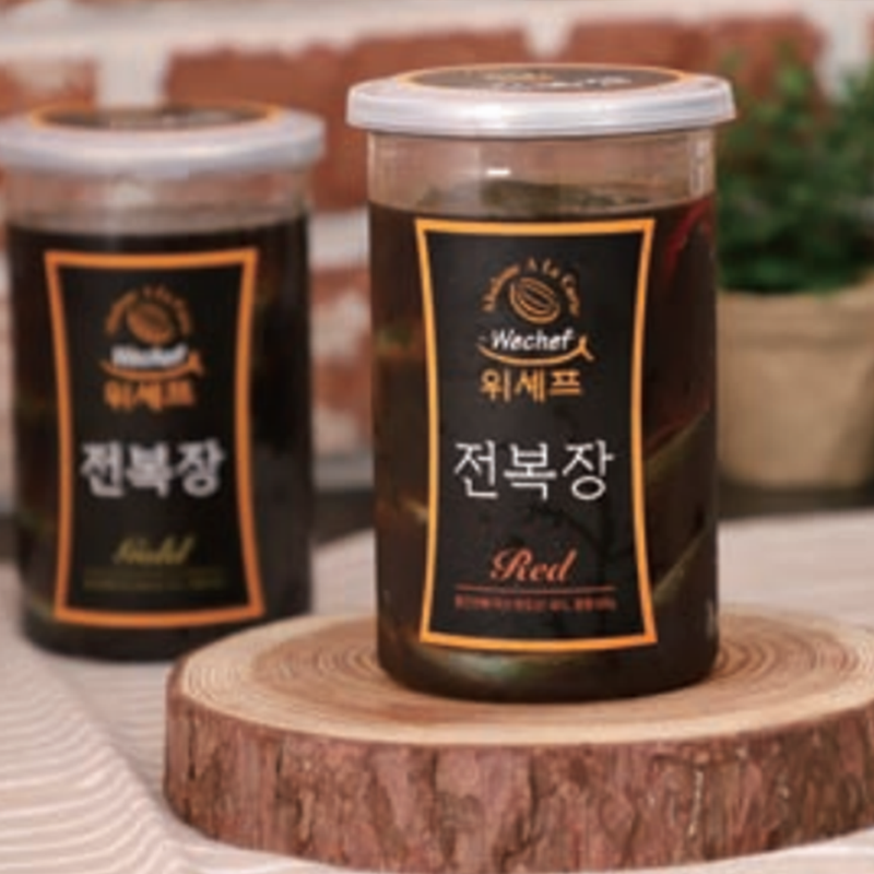 Spicy Soy Sauce Marinated Abalone 매콤한 간장 전복장 5~7pc 600g RED