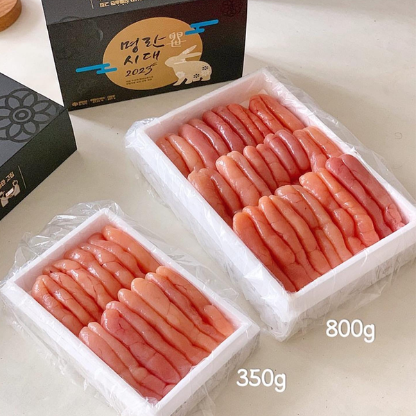 Deliver 27 Sep. (Pre-Order) Premium Korean Less Salted Pollock Roe 명란젓 350g/800g