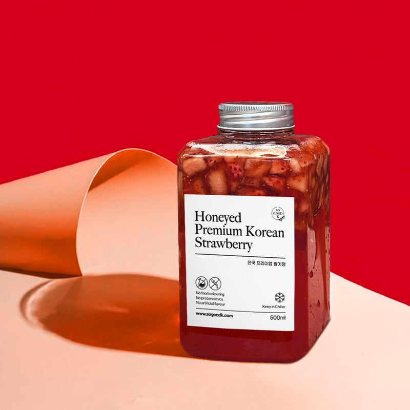 Honeyed Strawberries 과육이 씹히는 딸기청 500ml
