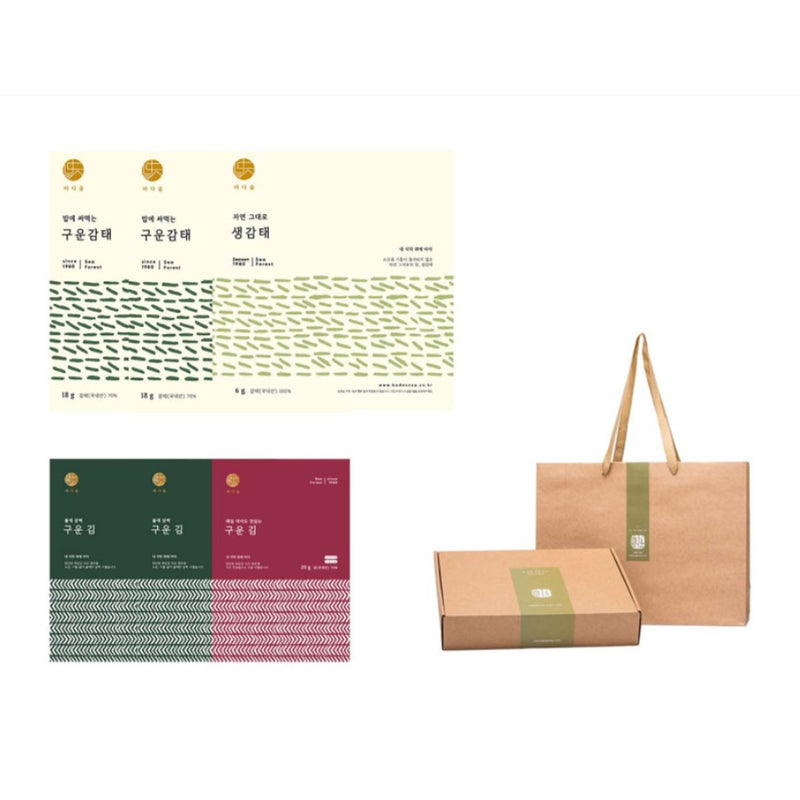 Deliver 27 Sep. (Pre-Order) Premium Gamtae and Seaweed Gift Set