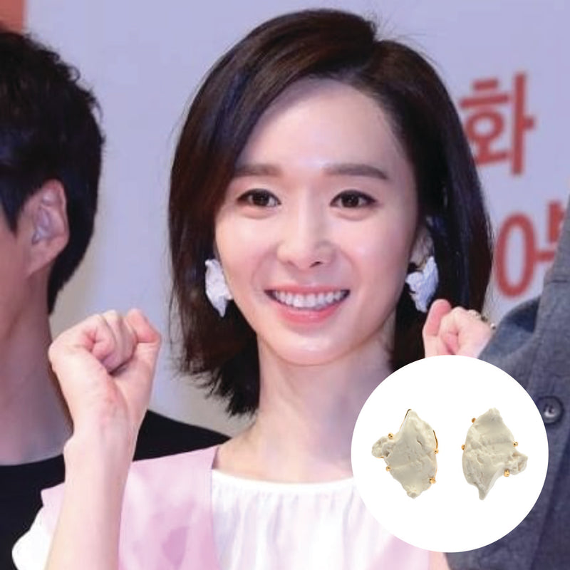 Deliver 6 Oct. (Pre-order) Artistic Gold Earring_B