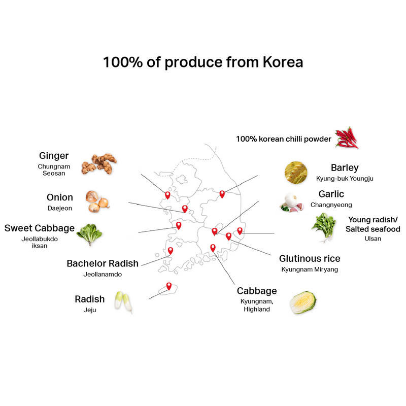 Premium SIN-A Kimchi Trio
