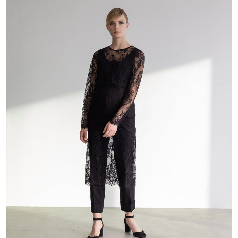 Deliver 27 Oct. (Pre-order) Lace Long Tunic