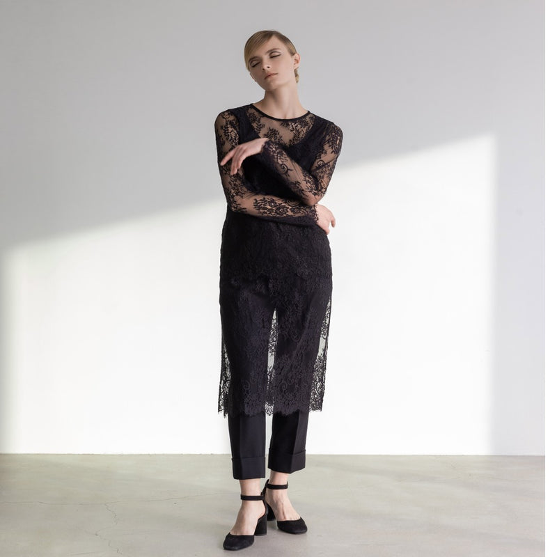Deliver 27 Oct. (Pre-order) Lace Long Tunic