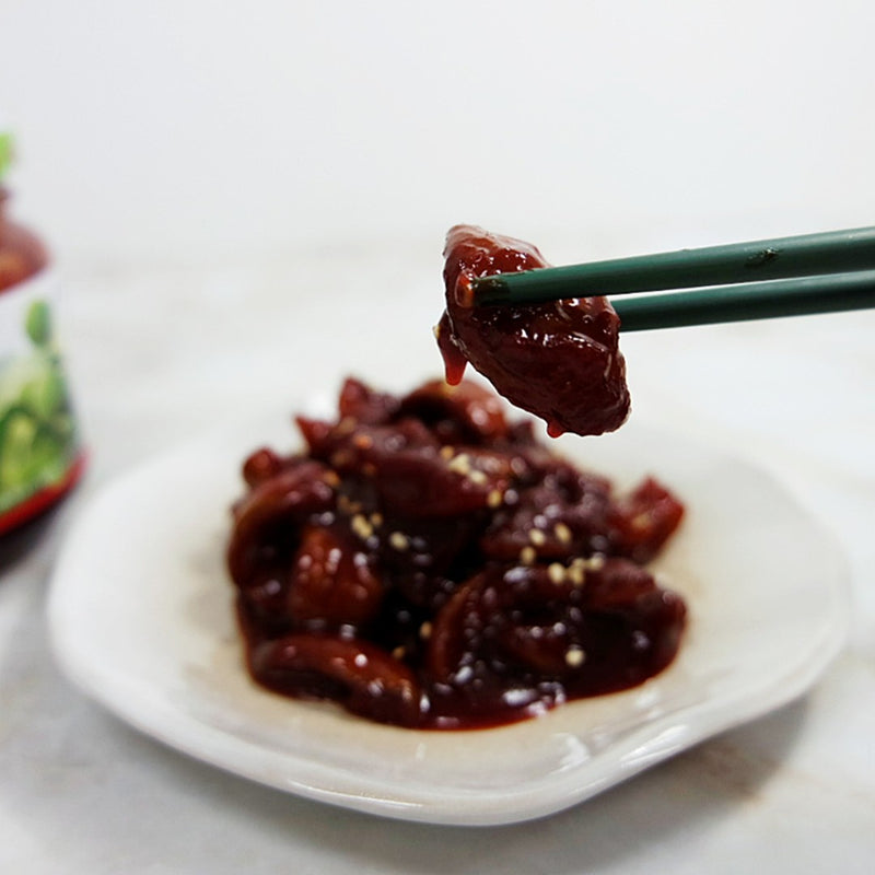 Deliver 10 May. (Pre-Order) Hong Ssang-ri Pickled Green Plum with Red Pepper Paste - 430g