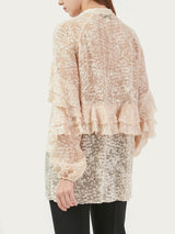 Deliver 27 Oct. (Pre-order) Volume Sleeve Ruffle Blouse